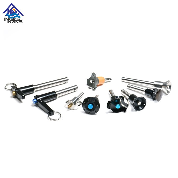 Edelstahlgehäuse, Aluminiumbecher, TL-Blumengriff, Druckknopf, Schnellverschlussstift