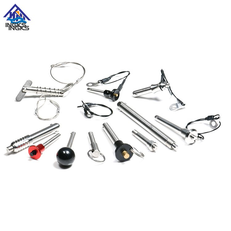 Edelstahlgehäuse, Aluminiumbecher, TL-Blumengriff, Druckknopf, Schnellverschlussstift