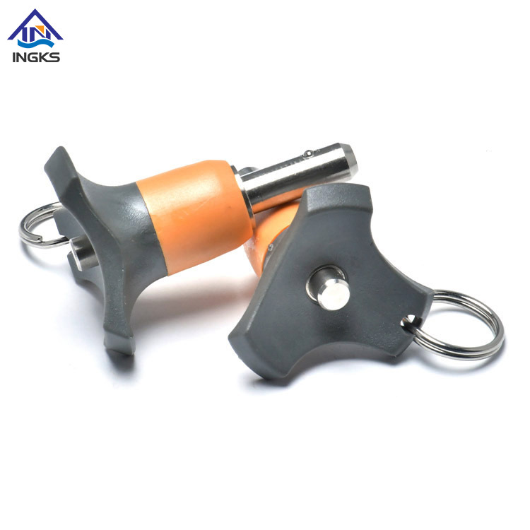 Blumenkopf mit Ringknopfgriff Schnellfreisetzungskugel Stift